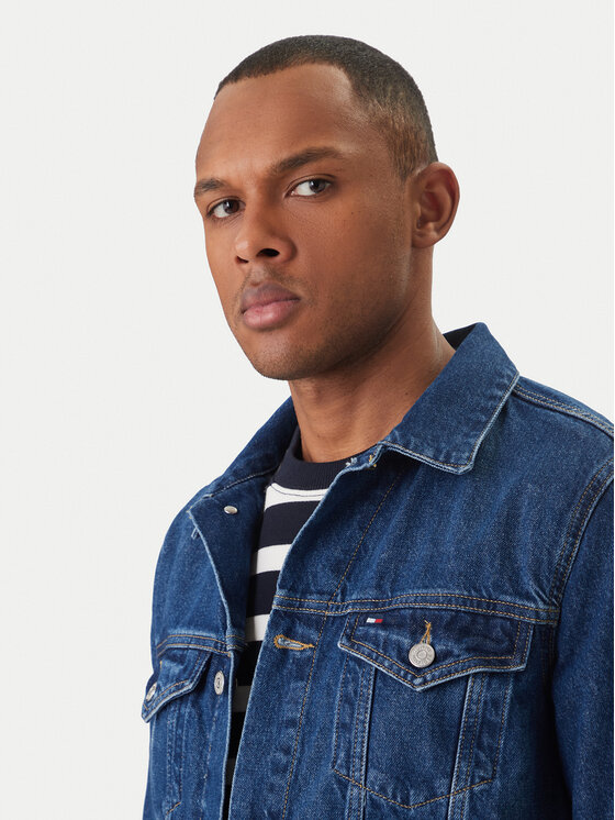 Tommy Hilfiger Tommy Hilfiger Džinsa jaka MW0MW42629 Zils Regular Fit