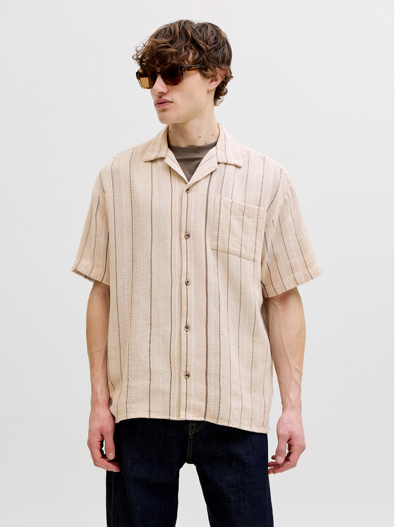 Jack & Jones Cămașă Bradley 12290119 Bej Regular Fit
