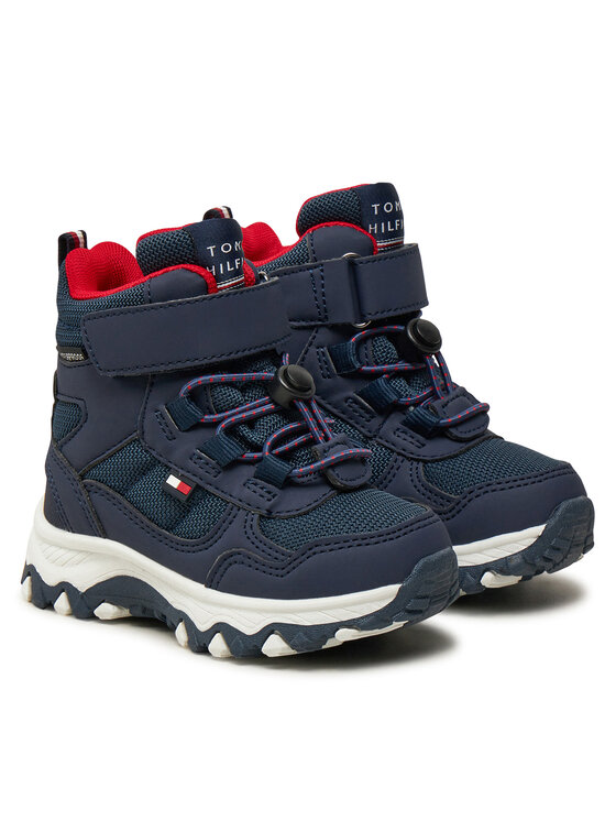 Tommy Hilfiger Tommy Hilfiger Hótaposó Fur Boot T1X5-33710-1492 M Sötétkék