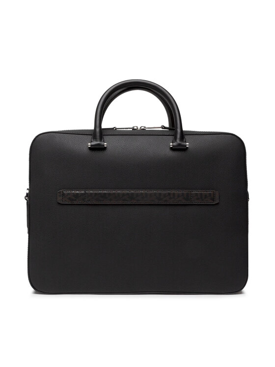 Tommy Hilfiger Tommy Hilfiger Nešiojamo kompiuterio krepšys Business Leather Computer Bag AM0AM08459 Juoda