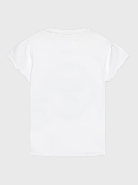 T-shirt K3RI18 K6YW1 Bianco Regular Fit