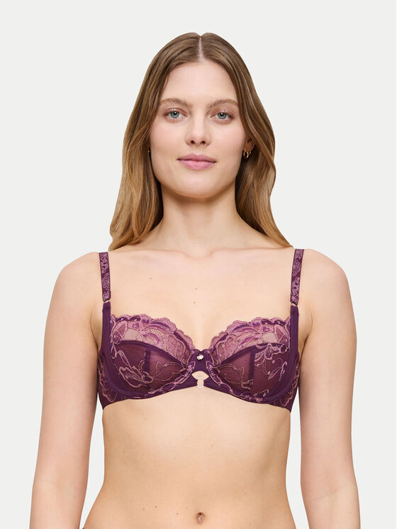 Triumph Triumph Σουτιέν Balconette Wild Gardenia Florale 10224879 Μωβ
