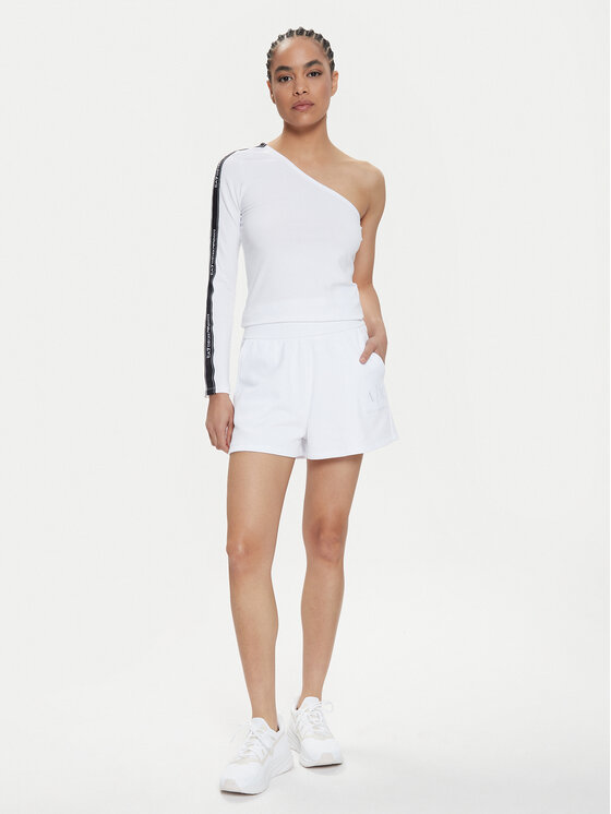 EA7 Emporio Armani EA7 Emporio Armani Блузка 3DTT39 TJ6SZ 1100 Білий Slim Fit