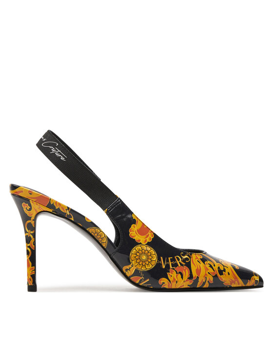 Versace Jeans Couture Pantofi cu toc subțire Femei, Mărimea: 38, Negru, 77VA3S52 ZS366