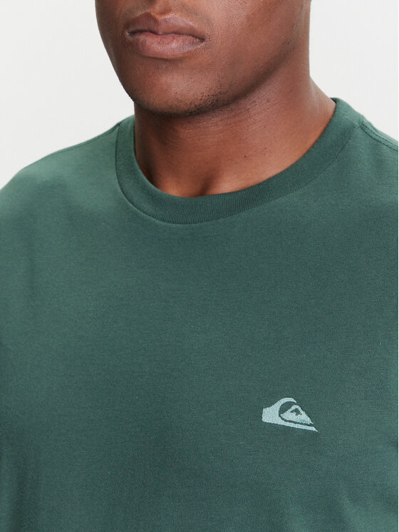 Quiksilver Quiksilver Majica Salt Water Ss EQYZT08204 Zelena Regular Fit