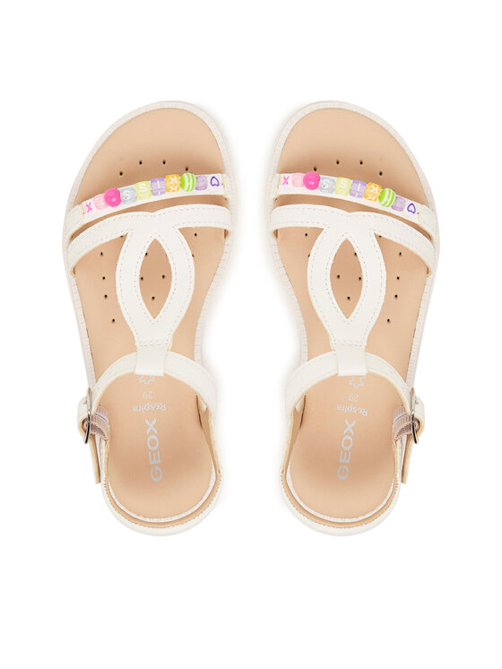 Geox Geox Sandále Jr Sandal Karly J6535H 000BC C1000 S Biela