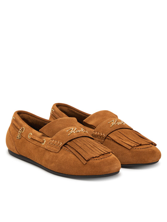 KARL LAGERFELD KARL LAGERFELD Mokasíny Marlee KL41329A Hnědá