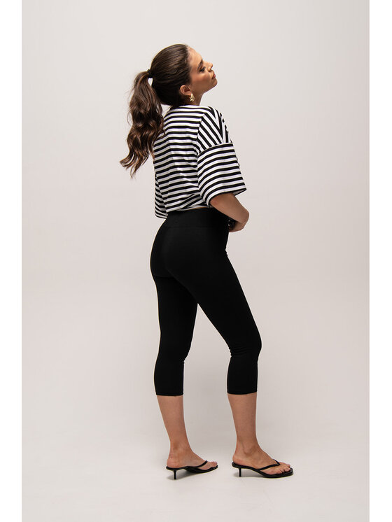 Nudyess Nudyess Leggings bawełniane Billy Nero Fitted Fit