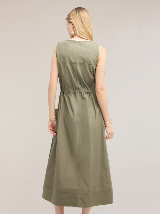 Motivi Motivi Vestito da giorno 7700W001579N035 Verde Flared Fit