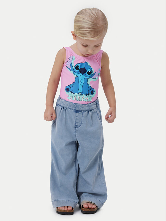 NAME IT NAME IT Jednodílné plavky Modina Stitch 13239640 Růžová