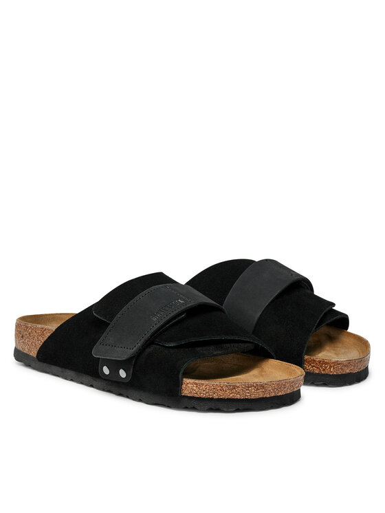 Birkenstock Birkenstock Klapki Kyoto Lenb 1022566 Czarny