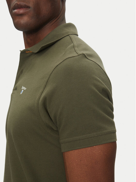Barbour Barbour Polo majica Tartan MML0012OL51 Khaki Regular Fit