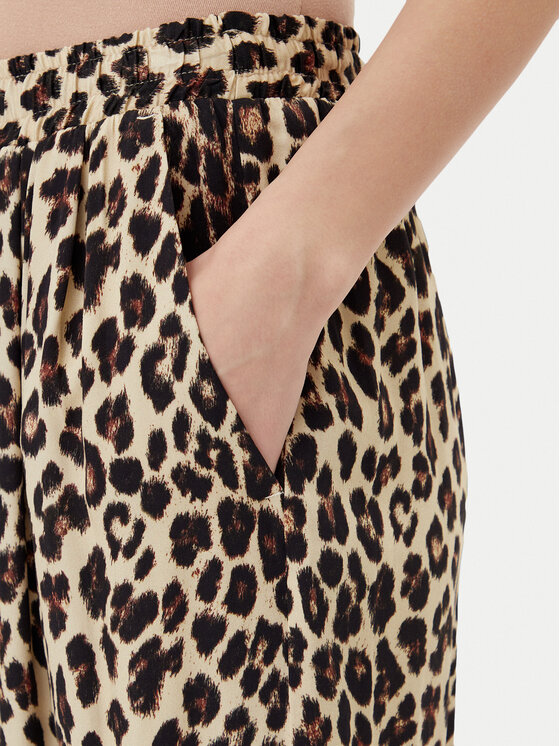 ViCOLO ViCOLO Pantaloni din material TD1432 Bej Relaxed Fit