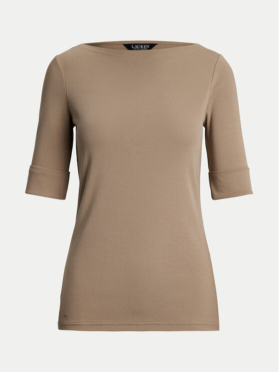 LAUREN RALPH LAUREN LAUREN RALPH LAUREN Bluza 200654963191 Bež Slim Fit