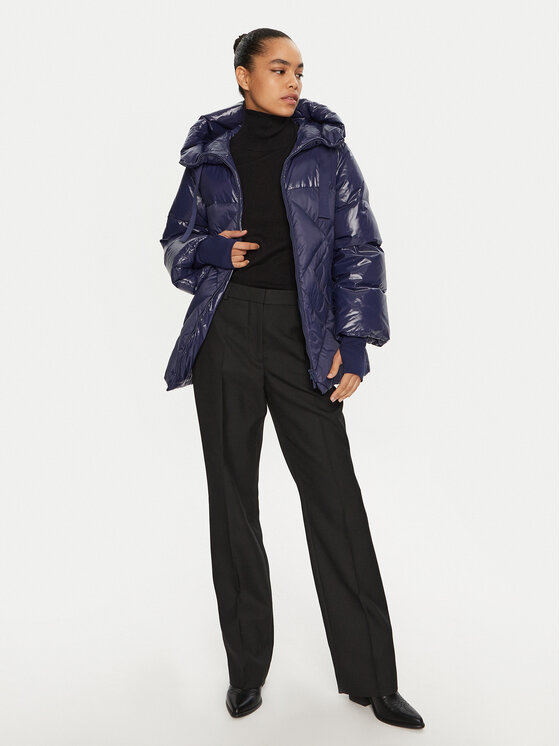 Marella Marella Giubbotto piumino Guido 2423486025 Blu scuro Regular Fit