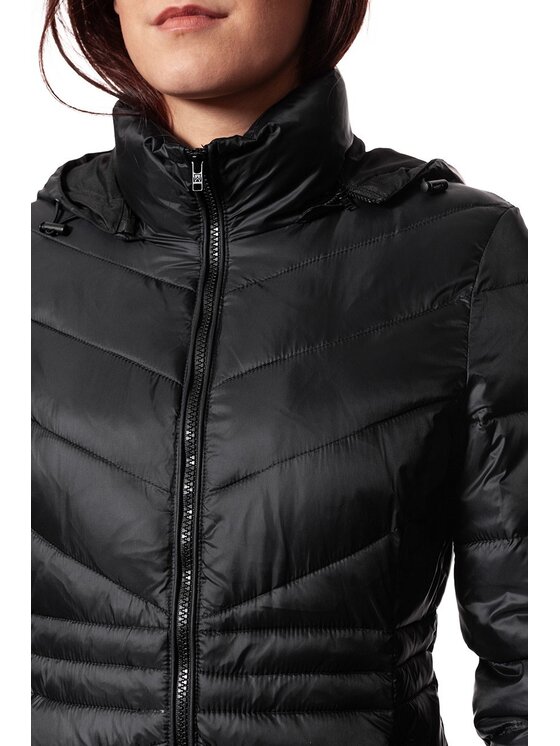 Wrangler Wrangler Giacca da donna SHORT PUFFER Nero Slim Fit