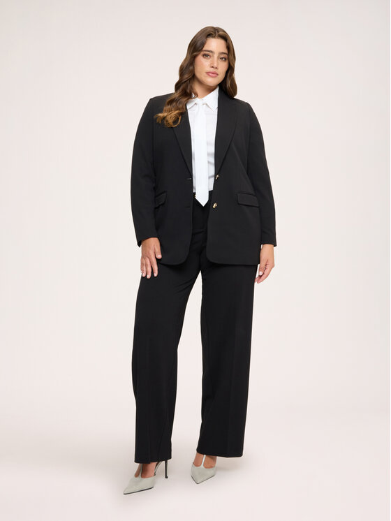 Fiorella Rubino Fiorella Rubino Pantaloni di tessuto P052L002438N033 Nero Regular Fit