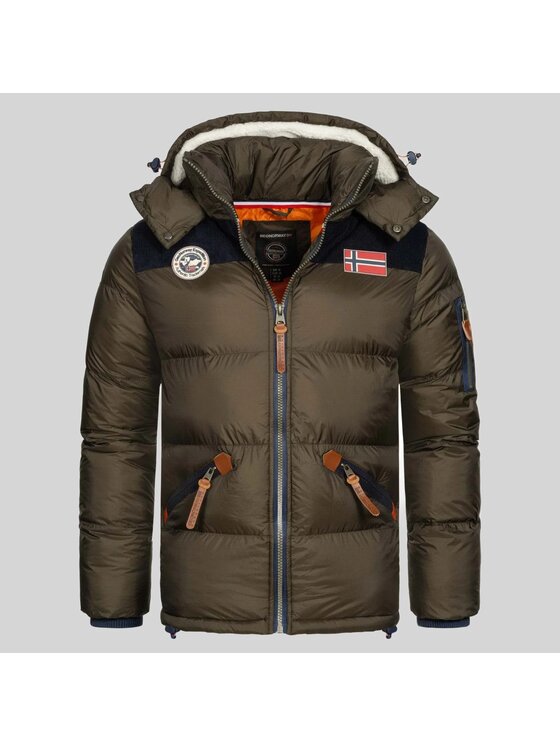 Geographical Norway Geographical Norway Kurtka zimowa WY3928H/GN/Kaki Khaki Regular Fit