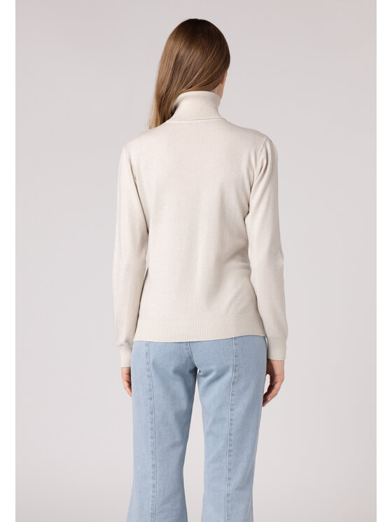QUIOSQUE QUIOSQUE Sweter QUIOSQUE 6VL003102 Beżowy Regular Fit