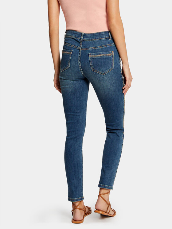 Morgan Morgan Jeans hlače 231-PCLEM Modra Slim Fit