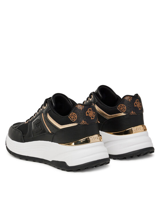Guess Guess Sneakersy FLTFON FAB12 Czarny
