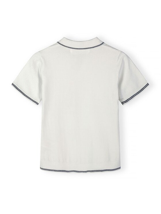 minoti minoti Polo 29KNIT252 Écru Regular Fit