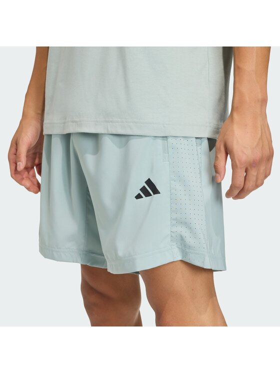 adidas adidas Szorty sportowe 158827 Zielony Regular Fit