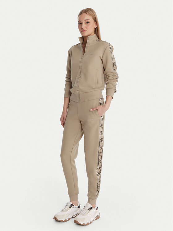 Guess Guess Spodnie dresowe V2YB15 KB3P2 Beżowy Regular Fit