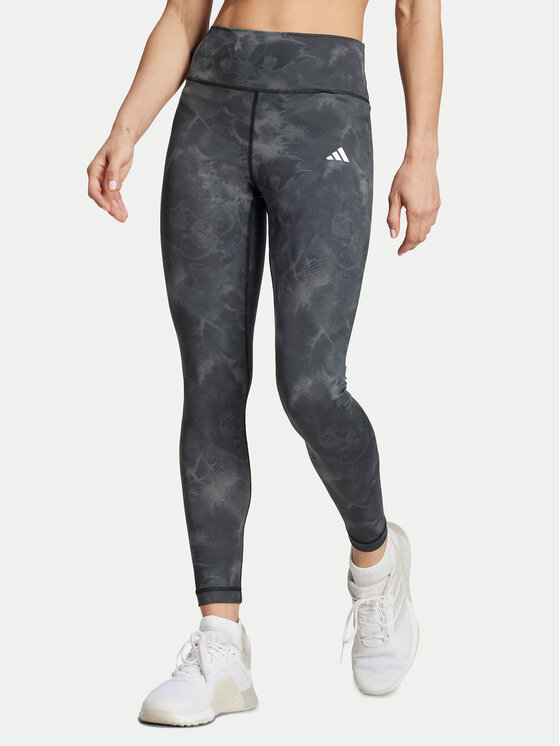 Női Leggings adidas, Méret: XS, Szürke, Train Essentials AOP Flower IN4295