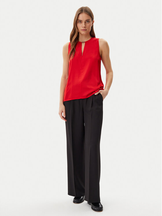 Calvin Klein Calvin Klein Топ K20K208190 Червоний Regular Fit