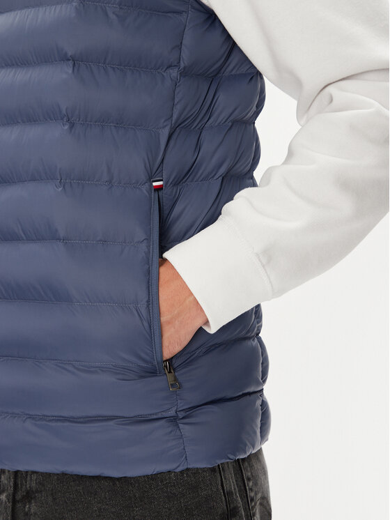 Tommy Hilfiger Tommy Hilfiger Vestă elegantă MW0MW37677 Albastru Regular Fit