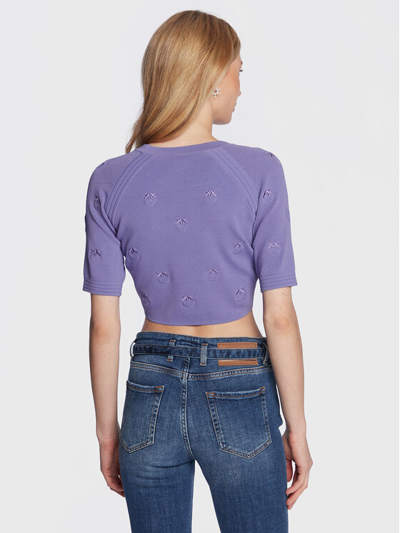 PINKO Pinko Светр Gijon 100136 A0PV Фіолетовий Regular Fit