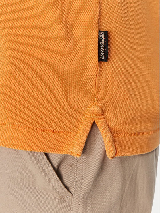 Napapijri Napapijri Polo Elbas NP0A4GDL Pomarańczowy Regular Fit
