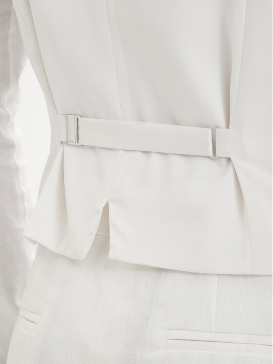 HUGO HUGO Anzug Henry 50559672 Creme Slim Fit