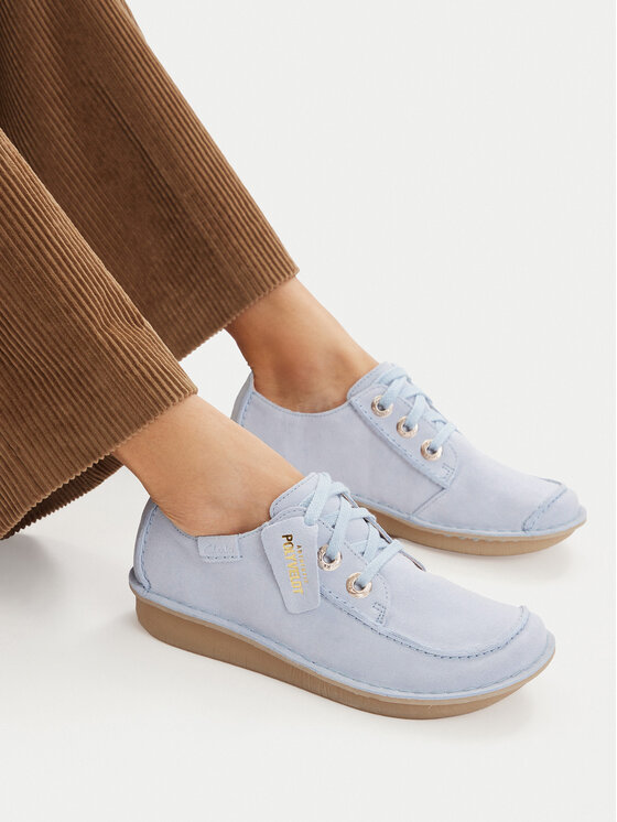 Clarks Clarks Īsi apavi Funny Dream 26186661 Gaiši zils