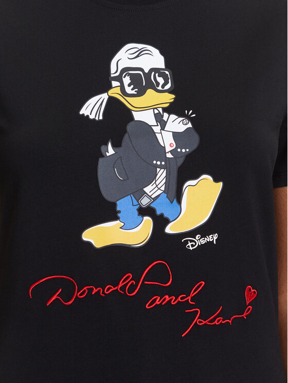 KARL LAGERFELD KARL LAGERFELD T-särk A3W17090 Must Regular Fit