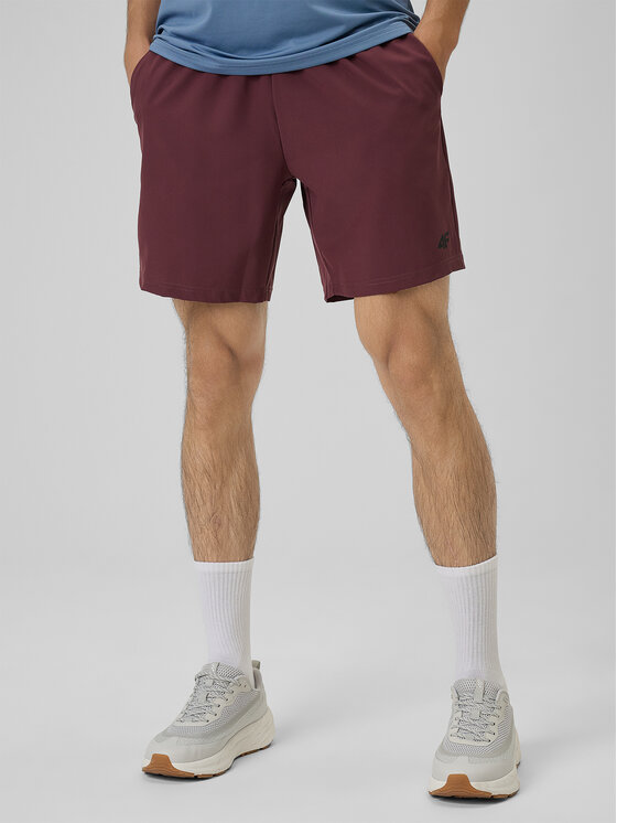 4F 4F Szorty sportowe VICTORY PACK Bordowy Regular Fit