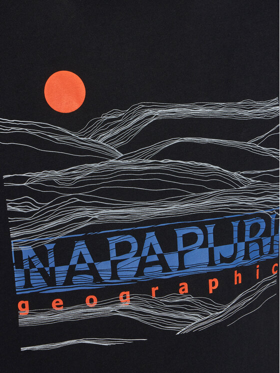 Napapijri Napapijri Tricou S-Buti NP0A4INM Negru Regular Fit