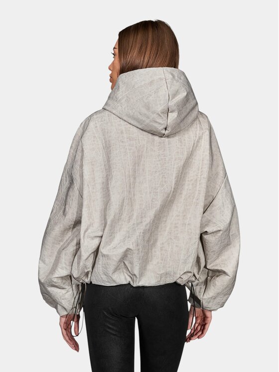MADE BY SOCIETY MADE BY SOCIETY Kurtka anorak Velune - J27727 Szary Basic Fit