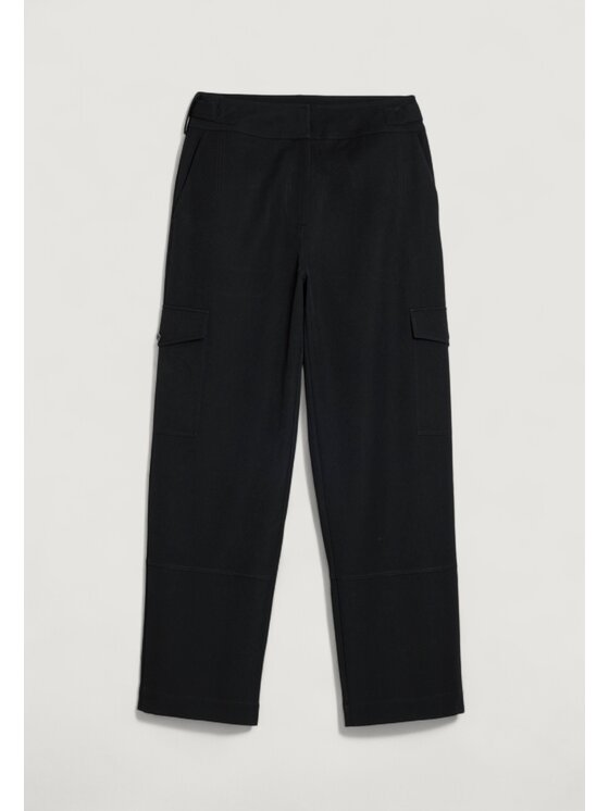 Desigual Desigual Chinosy PANT_SAGUN Czarny Casual Fit