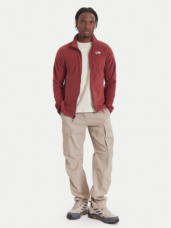 The North Face The North Face Fliso džemperis Glacier NF0A8D0R Raudona Regular Fit