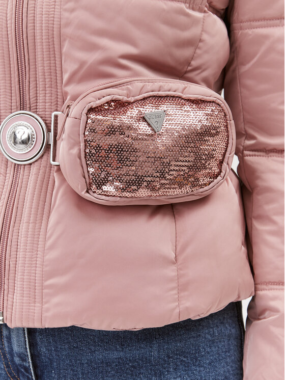 Guess Guess Зимно яке Lucia W3BL19 WEX12 Розов Regular Fit