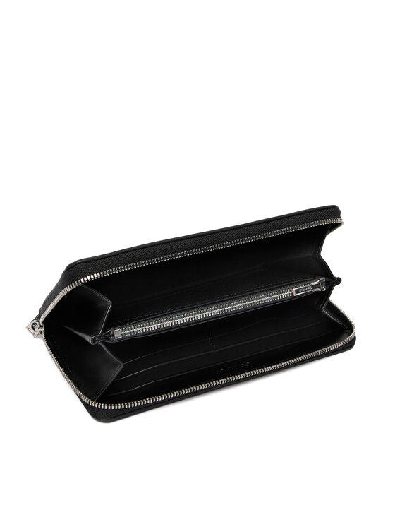 Calvin Klein Calvin Klein Portfel Webbing Strap Long Zip Around LV04F1174G Czarny