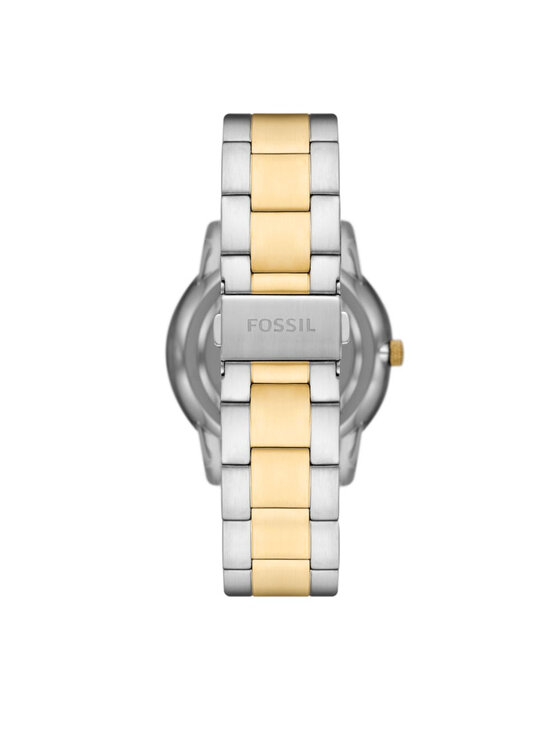 Fossil Fossil Uhr Neutra Moonphase Multifunction Two-Tone FS5906 Silberfarben
