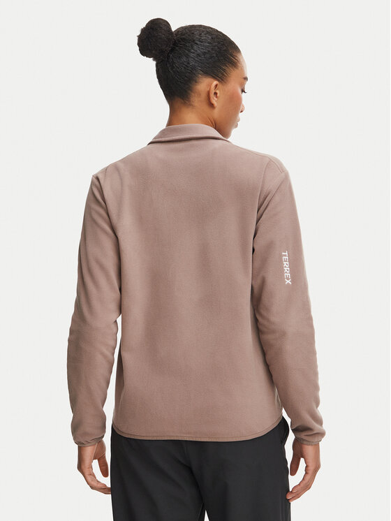 adidas adidas Fleecejacke Terrex Multi Essentials Full Zip Fleece Jacket KY9854 Hellbraun Regular Fit