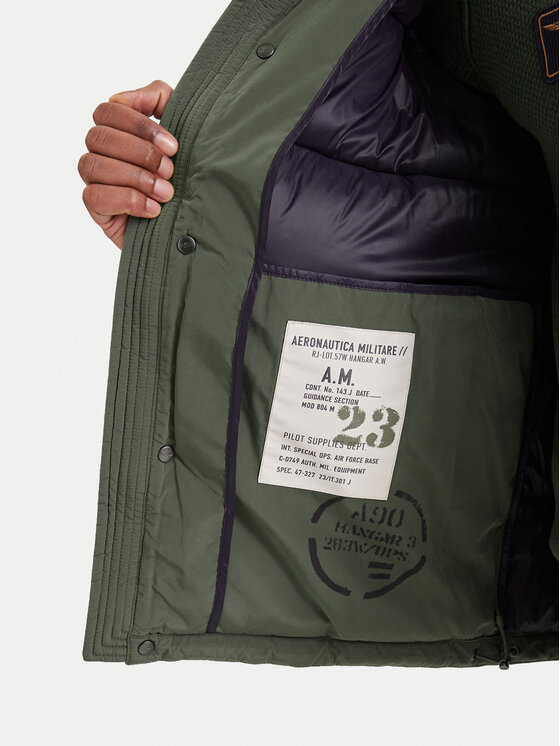 Aeronautica Militare Aeronautica Militare Kurtka zimowa 262AB3072UCT04358 Khaki Regular Fit