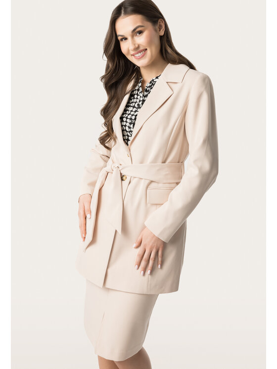 QUIOSQUE QUIOSQUE Sako GOBI BLAZER Béžová Regular Fit