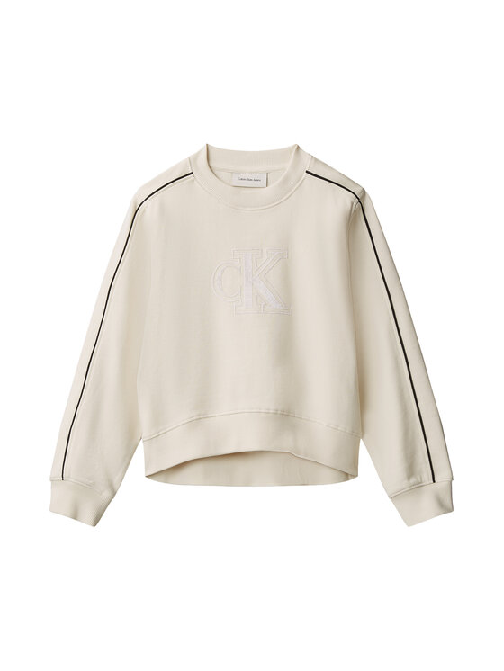 Calvin Klein Jeans Calvin Klein Jeans Tepláková souprava Co Terry Piping IG0IG03071 Écru Regular Fit