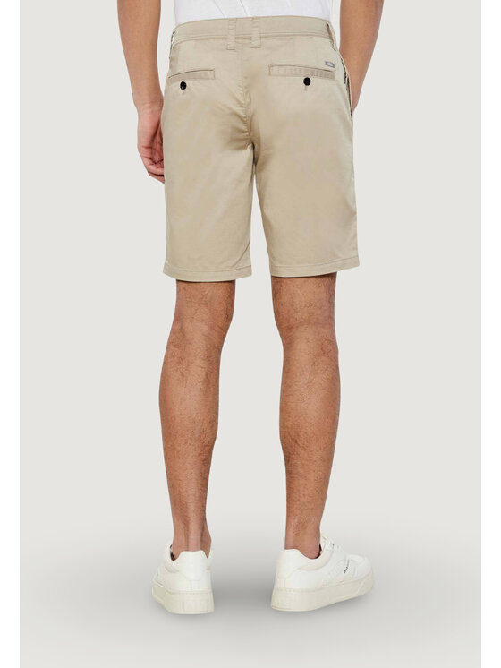 Armani Exchange Armani Exchange Pantaloncini di jeans 8NZS42 ZN1RZ Beige Bermuda Fit