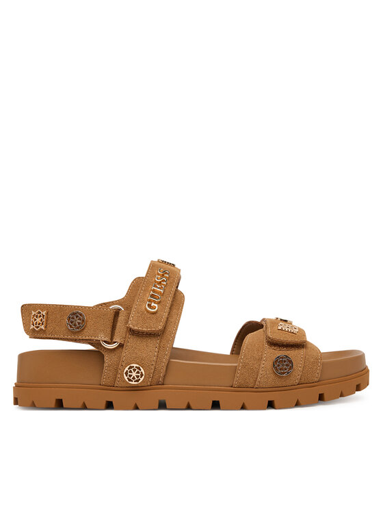 Guess Guess Sandály FLPFLO ESU03 Hnědá